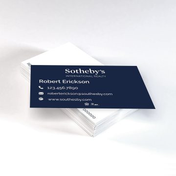 Sothebys Business Card Designs